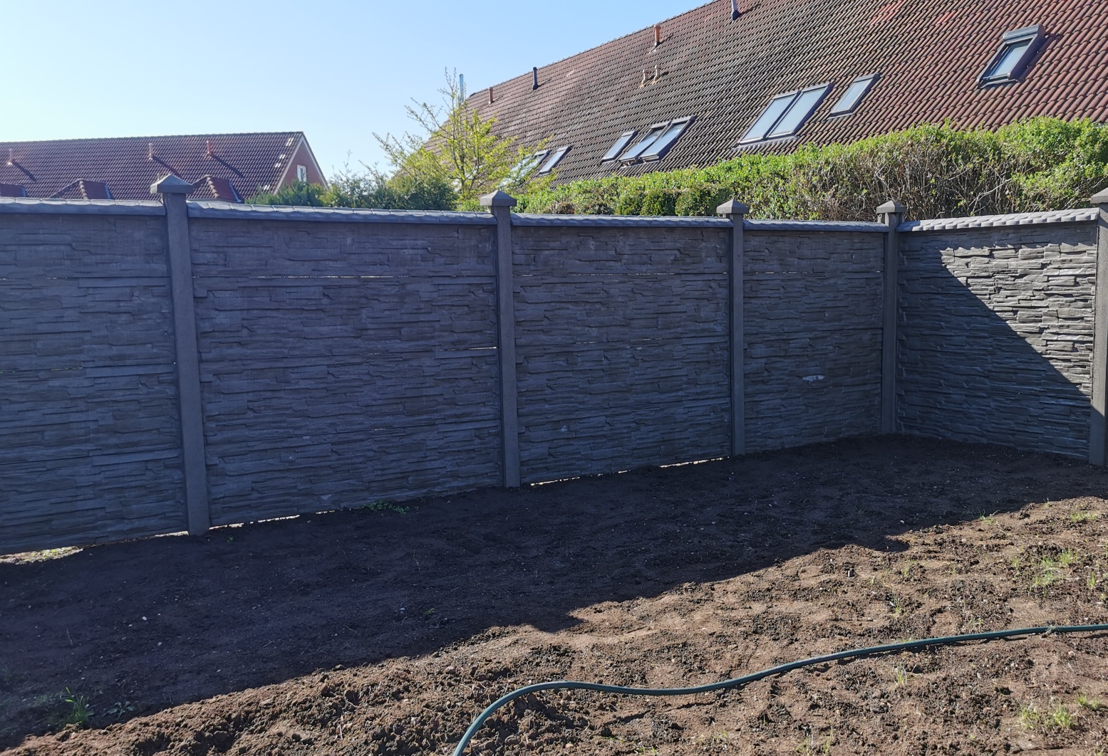 Betonzaun von Zaunfuchs Hamburg