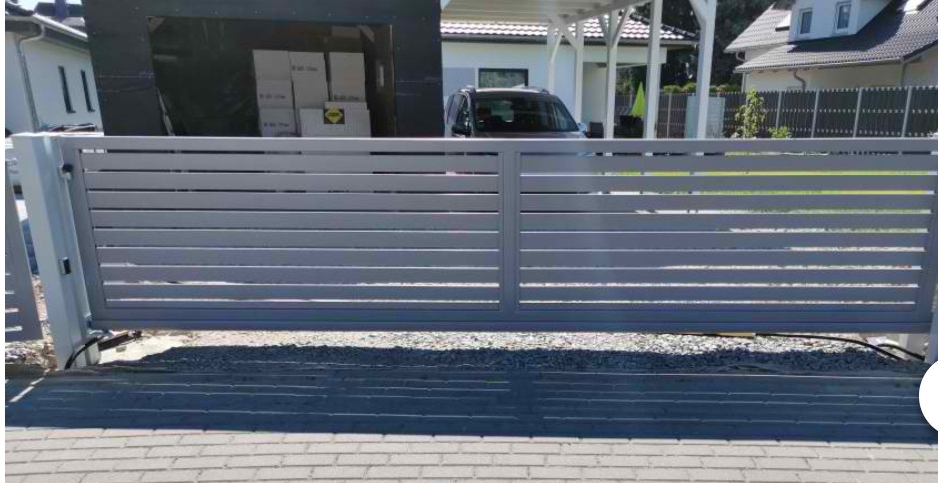 Schiebetor von Zaunfuchs Hamburg