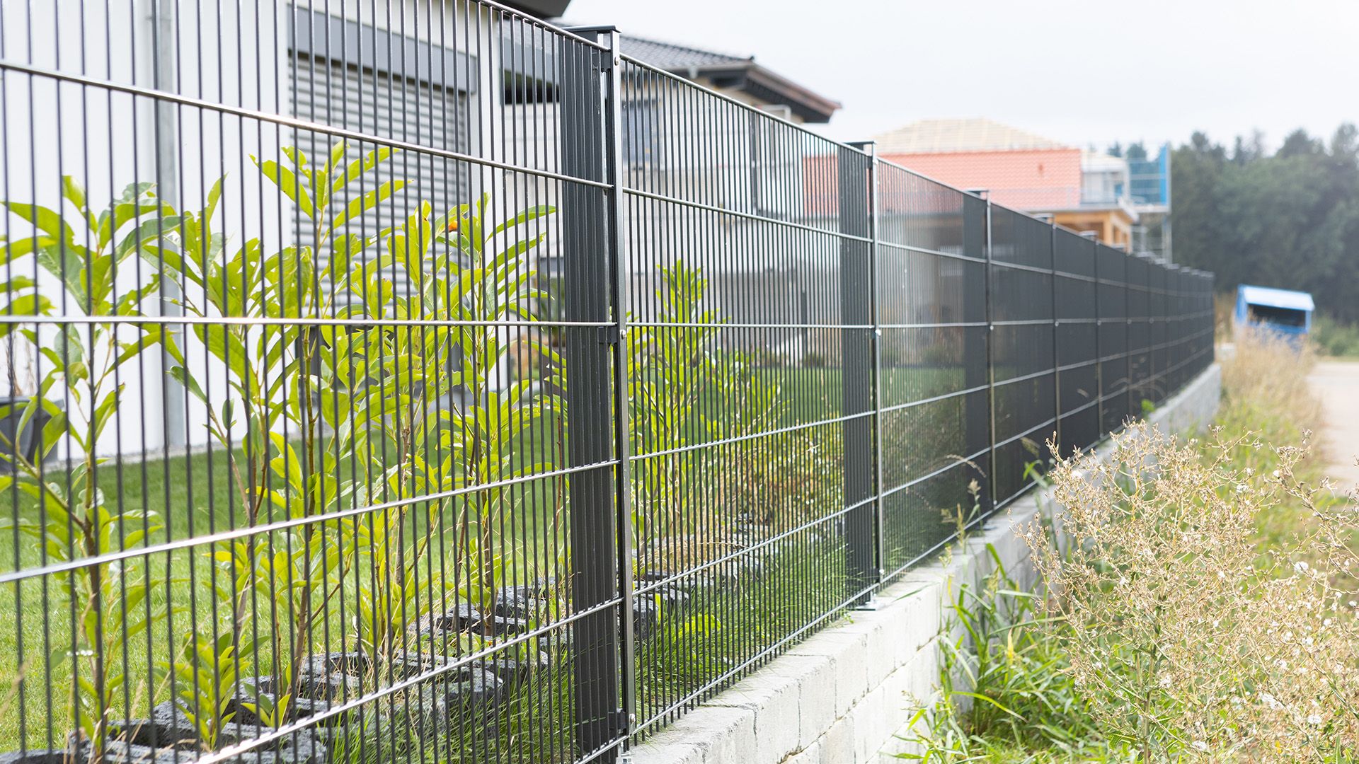 Doppelstabmattenzäune Beispiel von Zaunfuchs Hamburg